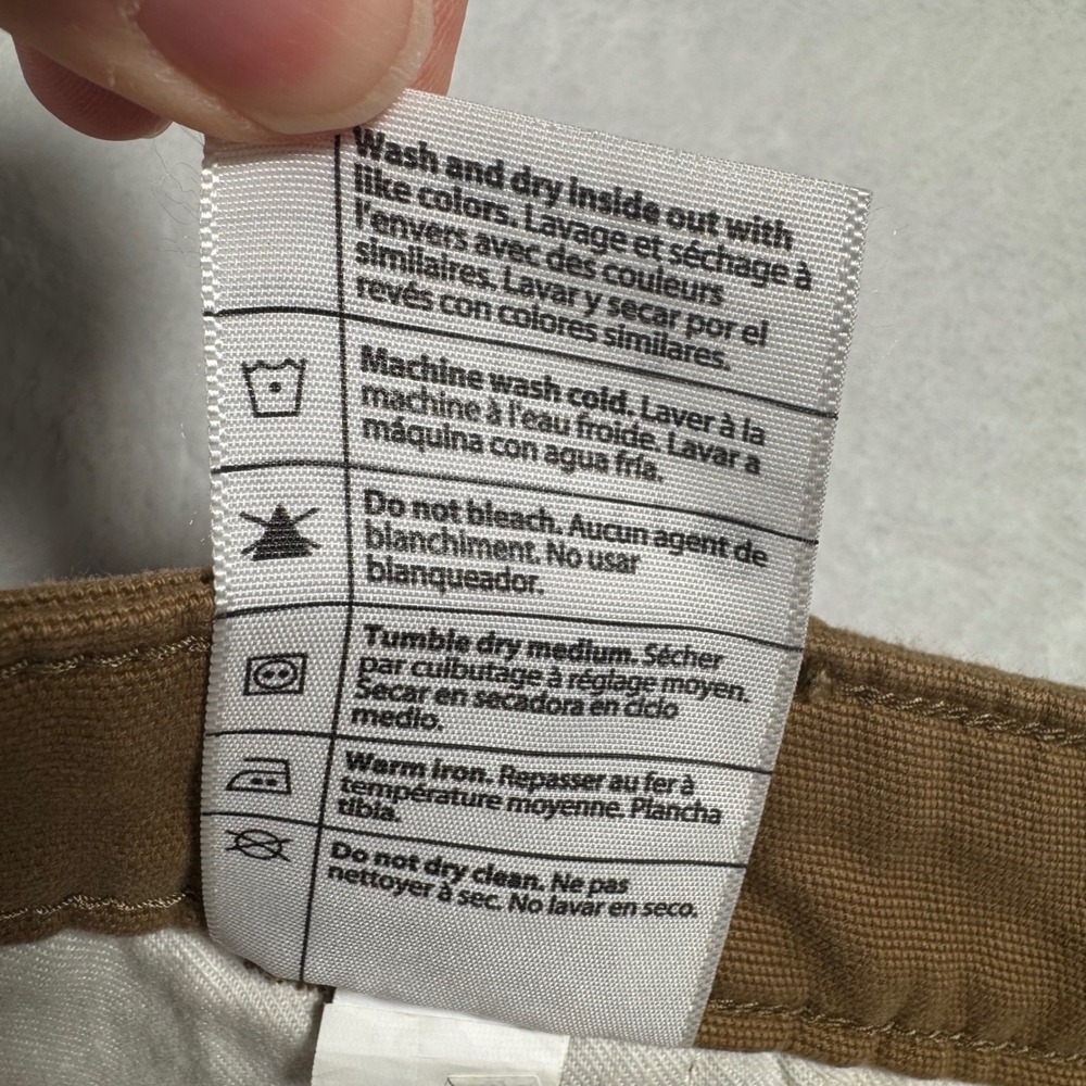 Carhartt Crawford Shorts Womens 6 Brown Rugged Flex Canvas Utility New 102094 - Picture 6 of 9